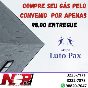 Leia mais sobre o artigo Compre seu gás pelo convênio da LUTO PAX