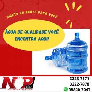Leia mais sobre o artigo Peça sua água aqui na Np gás!!