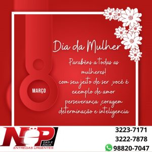 Leia mais sobre o artigo Semana especial das MULHERES!!