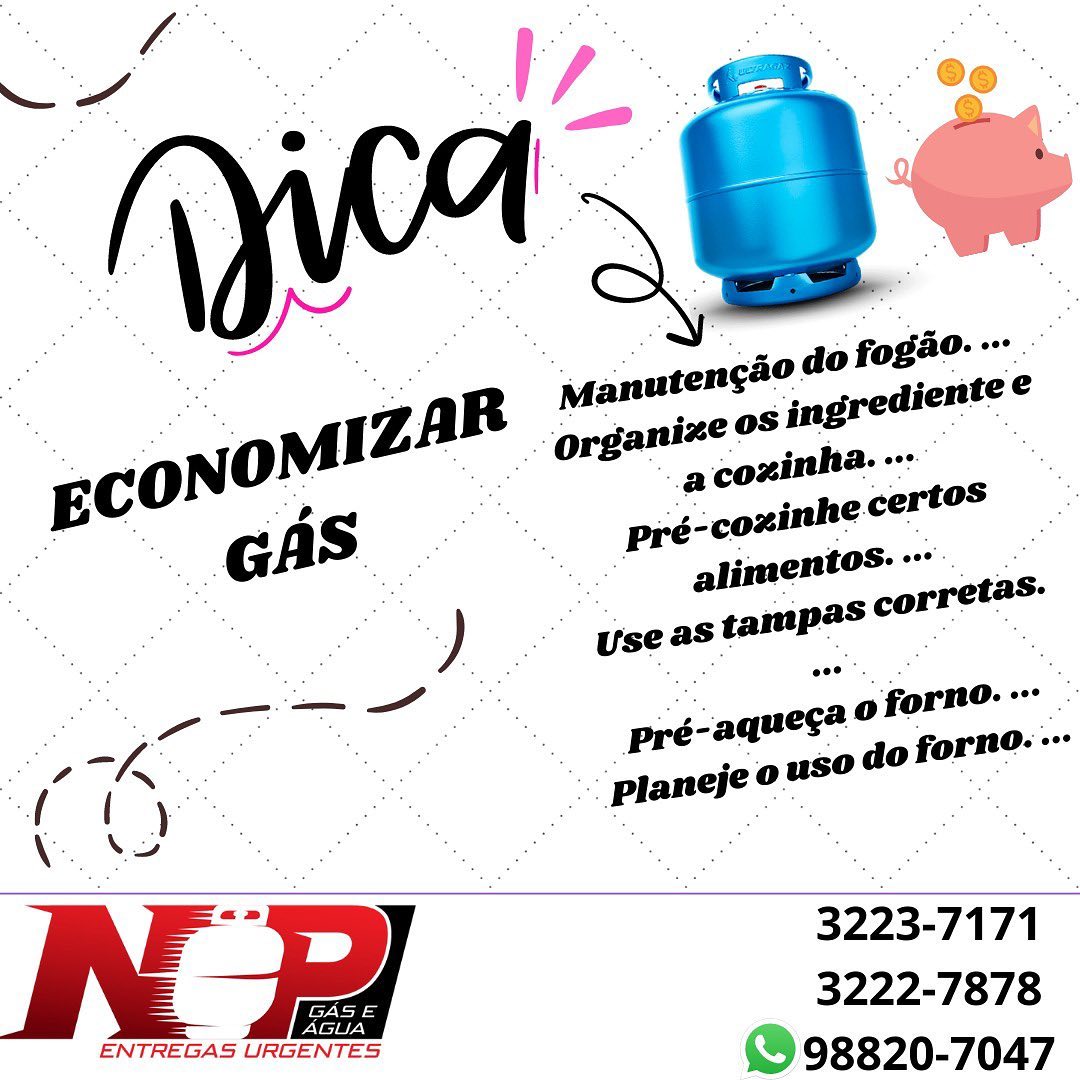 Leia mais sobre o artigo ECONOMIZE SEU GÁS!!