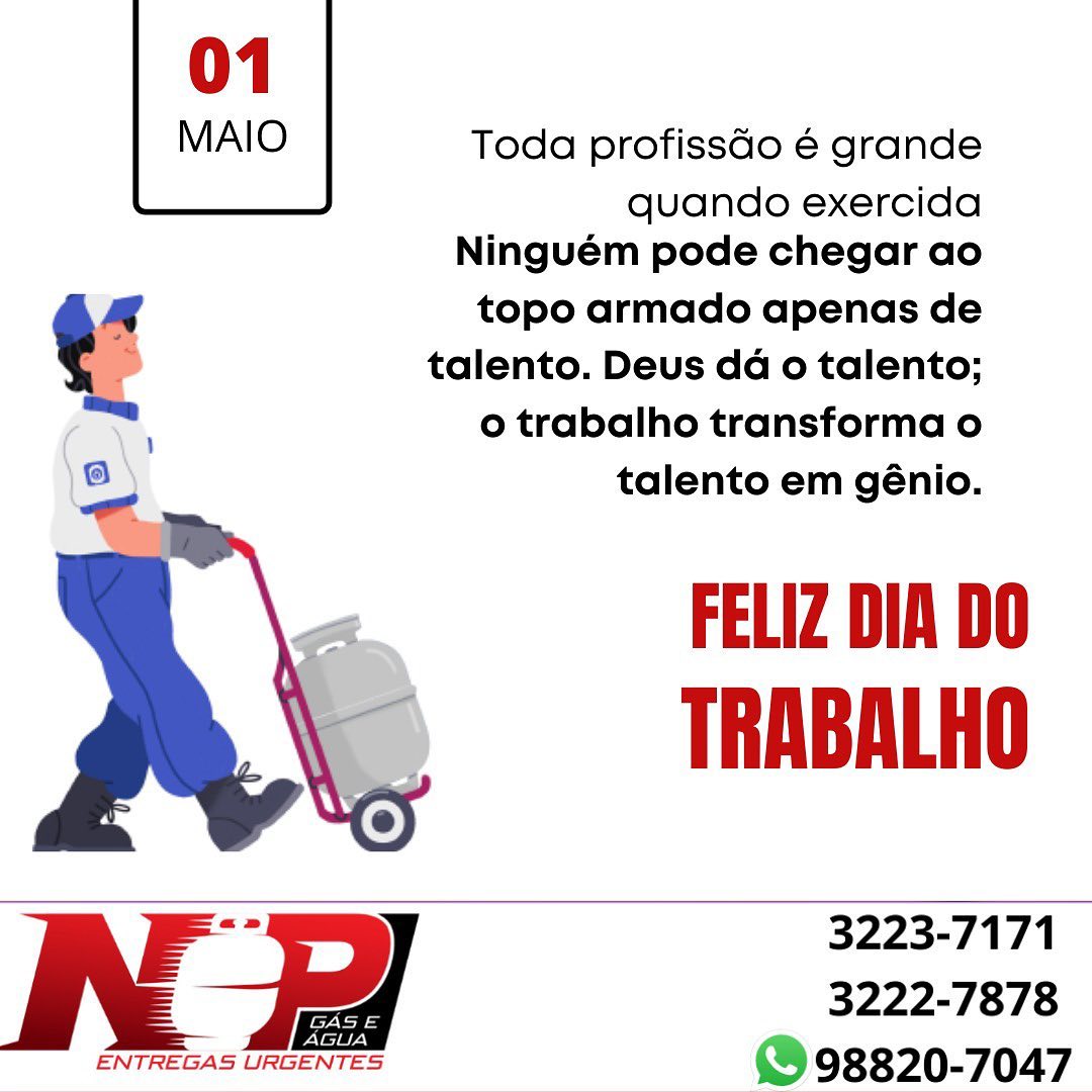 Leia mais sobre o artigo 1° DE MAIO DIA DO TRABALHADOR