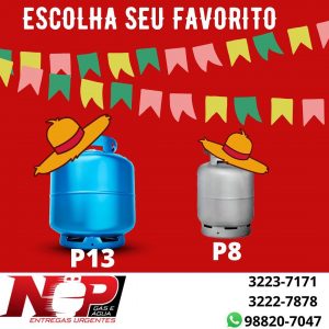 Leia mais sobre o artigo Compre seu gás P13 ou P8 conosco!