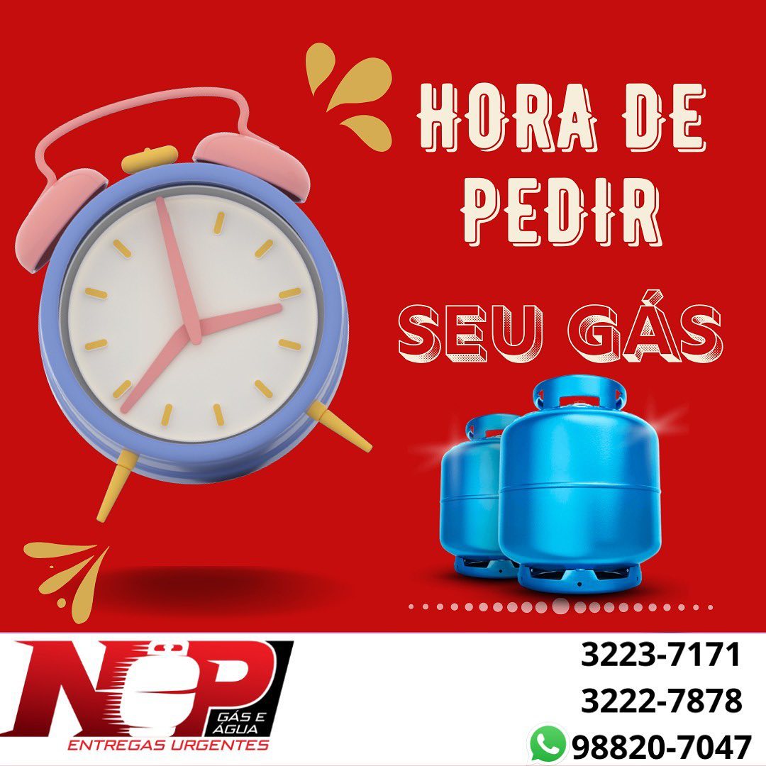 Leia mais sobre o artigo Não atrase seu almoço peça seu gás!!